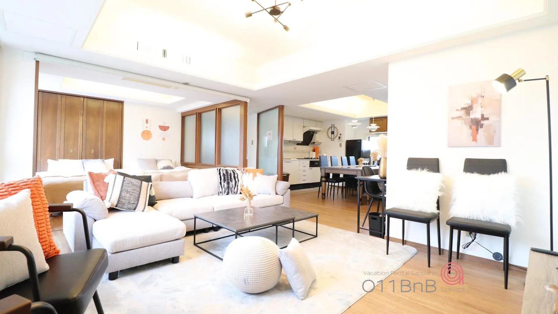 Nk Bld8F Sapporo 3Ldk 3Br 1 Floor 1 Room