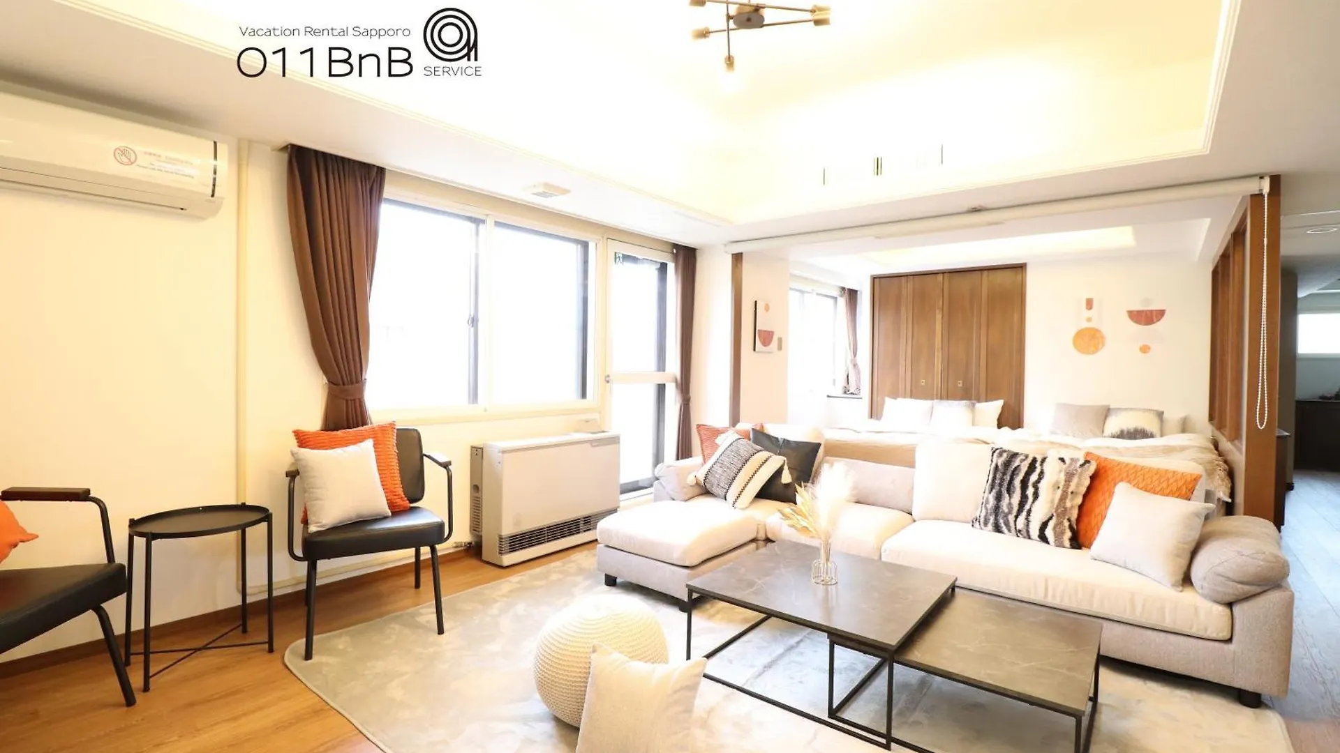 アパート Nk Bld8F Sapporo 3Ldk 3Br 1 Floor 1 Room