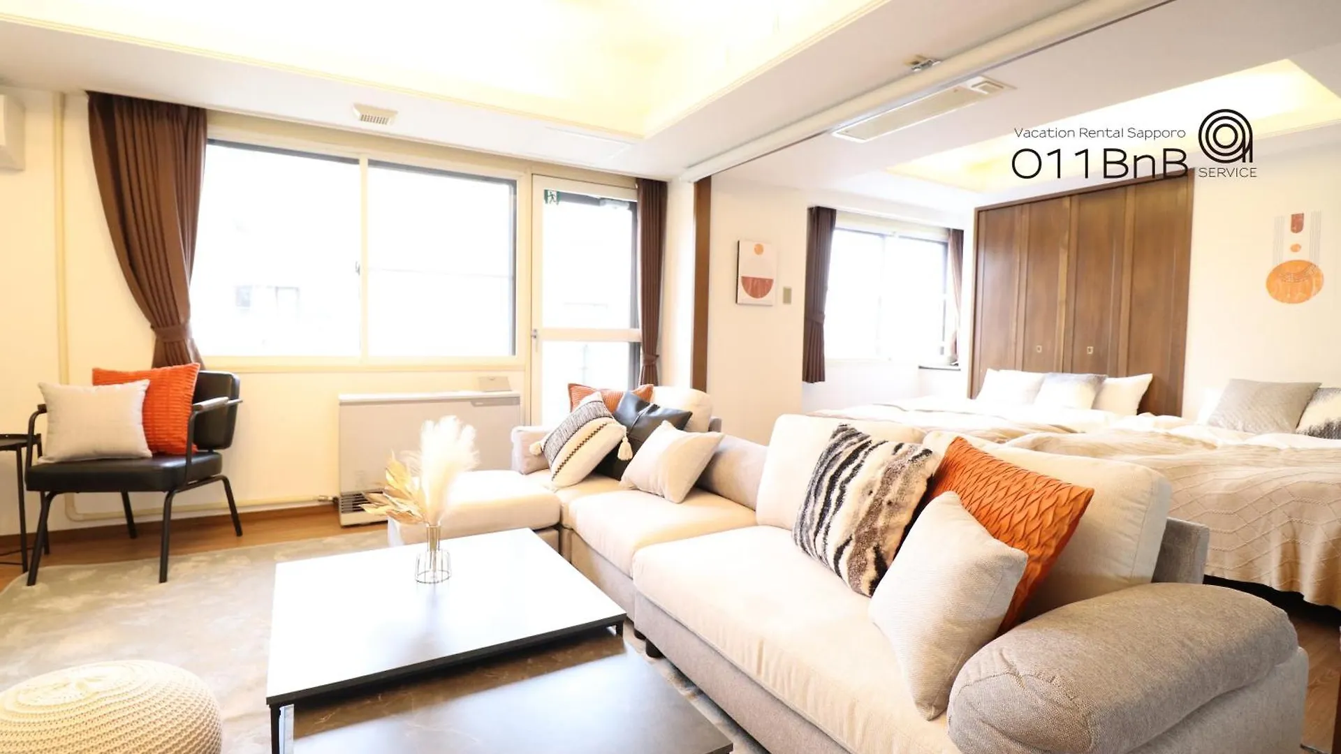 Nk Bld8F Sapporo 3Ldk 3Br 1 Floor 1 Room アパート