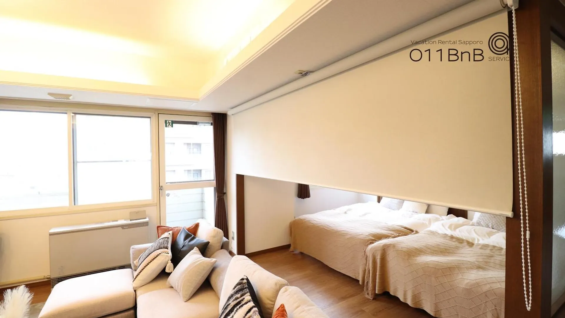 Nk Bld8F Sapporo 3Ldk 3Br 1 Floor 1 Room アパート